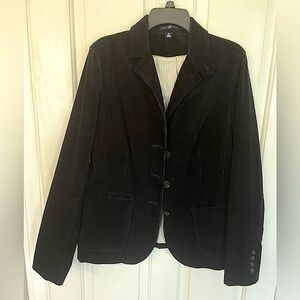 Gap Navy Corduroy Blazer Academia Jacket sz 12 Tall